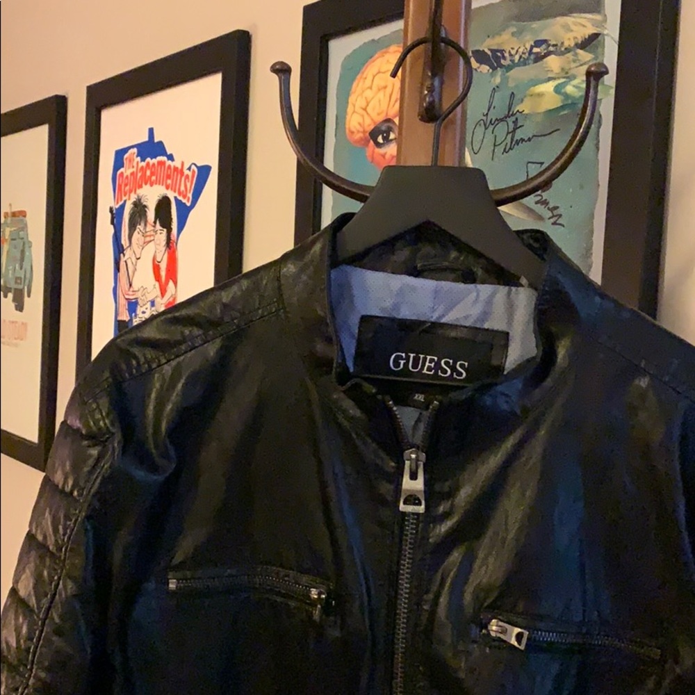 Guess Men’s Motorcycle Jacket
